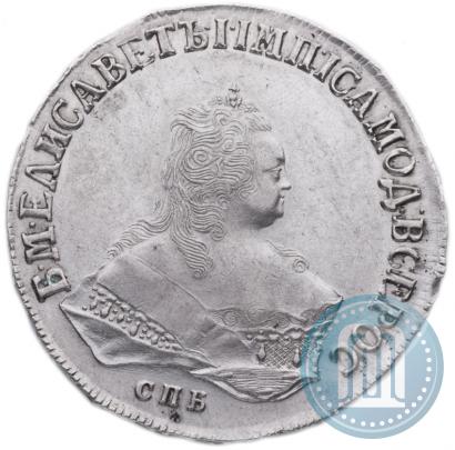 Picture 1 rouble 1751 year СПБ 