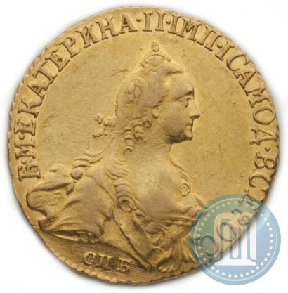 Picture 5 roubles 1766 year СПБ 