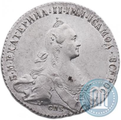 Picture 1 rouble 1772 year СПБ-АШ 