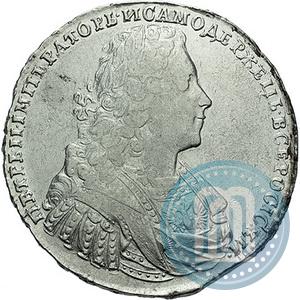Фото 1 рубль 1729 года  "Тип 1728"