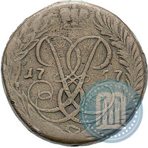 Фото 2 копейки 1757 года  "Номинал под Св. Георгием"
