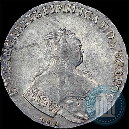 Picture 1 rouble 1744 year ММД 