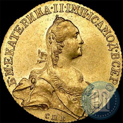 Picture 10 roubles 1766 year СПБ 