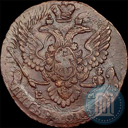 Фото 5 копеек 1788 года ЕМ 