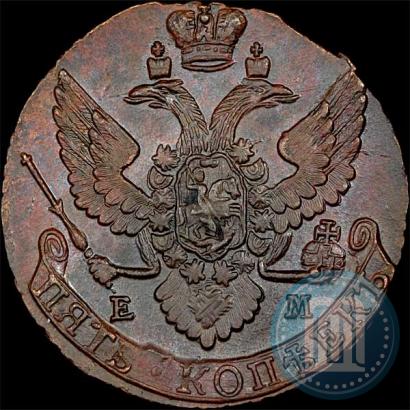 Фото 5 копеек 1792 года ЕМ 