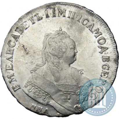 Picture 1 rouble 1744 year ММД 