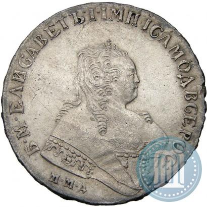 Picture 1 rouble 1751 year ММД 