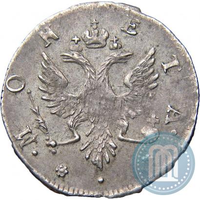 Picture 4 kopecks 1757 year  "For Livonia"