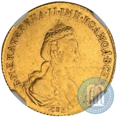 Фото 5 рублей 1781 года СПБ 
