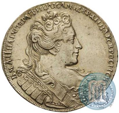 Фото 1 рубль 1731 года  