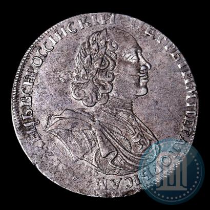 Фото 1 рубль 1725 года СПБ "Солнечный в латах"