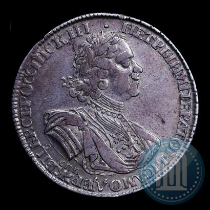 Фото 1 рубль 1725 года СПБ "Солнечный в латах"