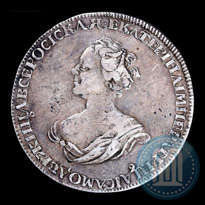 Фото 1 рубль 1725 года  "Траурный"