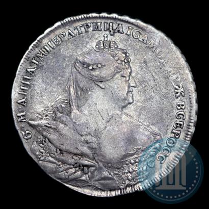 Фото 1 рубль 1737 года  "Работы Гедлингера"