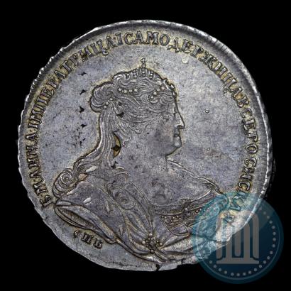 Picture 1 rouble 1738 year СПБ "Petersburg type"