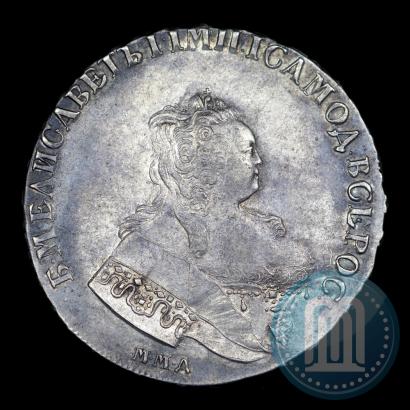 Фото 1 рубль 1744 года ММД 