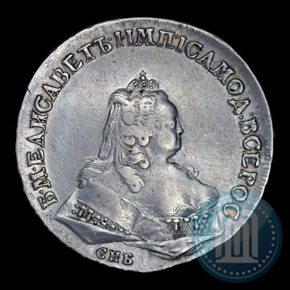 Picture 1 rouble 1744 year СПБ 