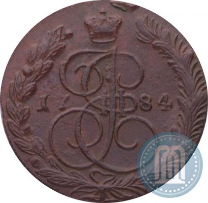 Фото 5 копеек 1784 года ЕМ 