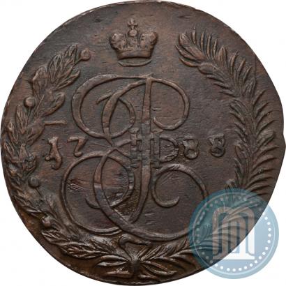 Picture 5 kopecks 1788 year ЕМ 
