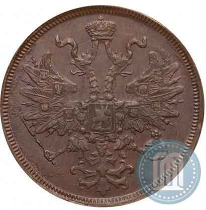 Picture 5 kopecks 1865 year ЕМ 