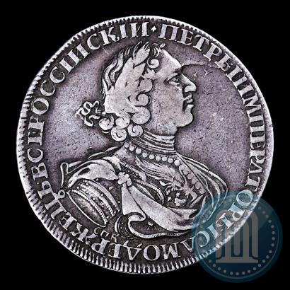 Picture 1 rouble 1724 year СПБ "Sun rouble, portrait in armour"