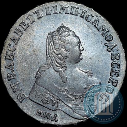 Picture 1 rouble 1754 year ММД-ЕI 