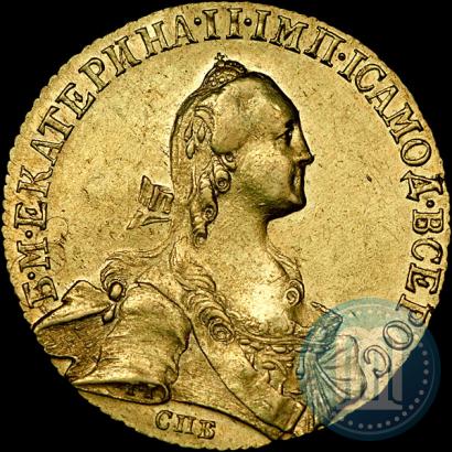 Picture 10 roubles 1766 year СПБ 