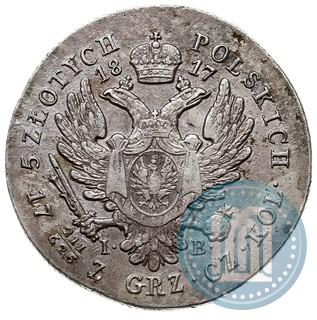 Picture 5 złotych 1817 year IB 