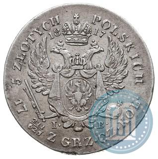 Picture 5 złotych 1817 year IB 