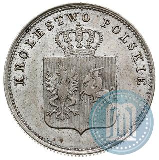 Picture 2 złote 1831 year KG "Polish uprising"