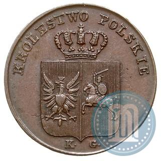 Picture 3 grosze 1831 year KG "Polish uprising"