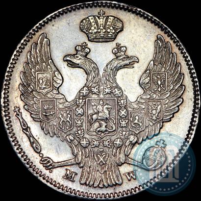 Picture 30 kopecks - 2 złotych 1837 year MW 