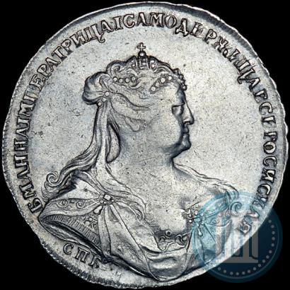 Фото Полтина 1739 года СПБ "Петербургский тип"