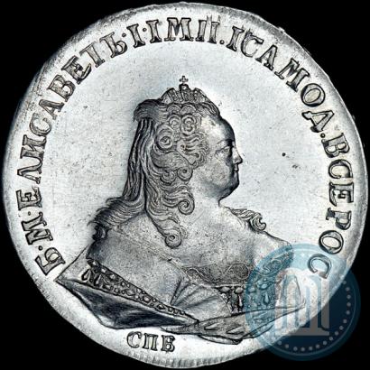 Picture 1 rouble 1744 year СПБ 