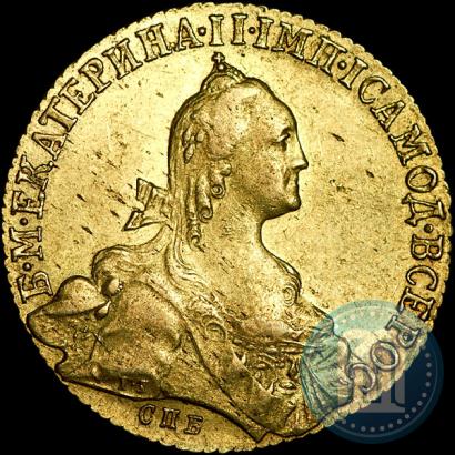 Picture 10 roubles 1768 year СПБ 