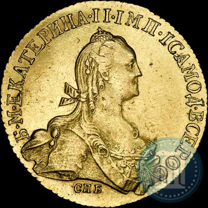 Picture 10 roubles 1776 year СПБ 