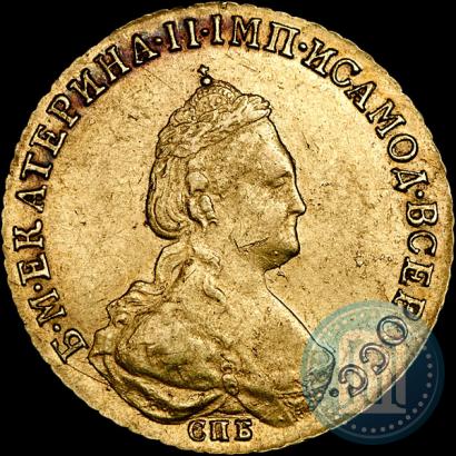 Picture 5 roubles 1784 year СПБ 