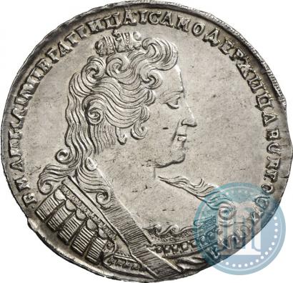 Picture 1 rouble 1733 year  