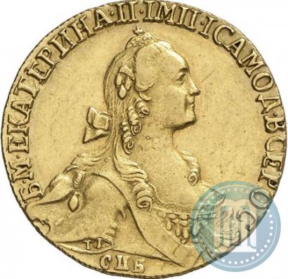 Picture 10 roubles 1766 year СПБ 