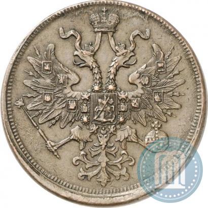 Picture 5 kopecks 1865 year ЕМ 