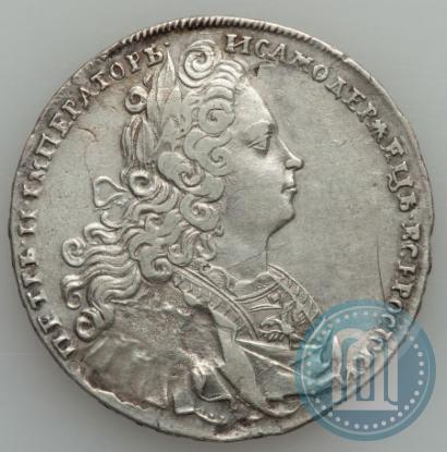 Фото 1 рубль 1728 года  "Тип 1727"