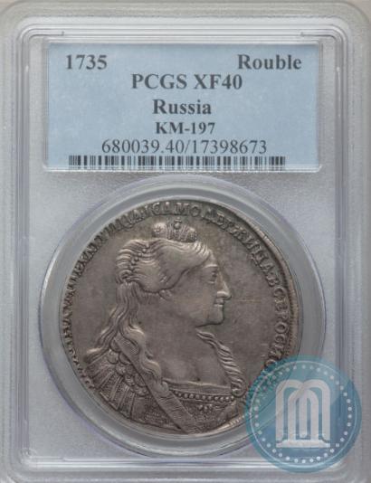 Picture 1 rouble 1735 year  