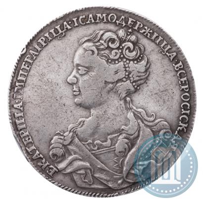 Picture 1 rouble 1726 year  "Moscow type, portrait turned to the left"