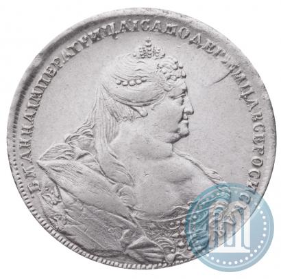 Picture 1 rouble 1737 year  "Moscow type"