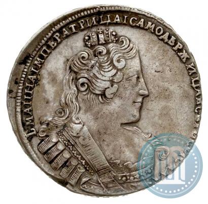 Фото 1 рубль 1733 года  