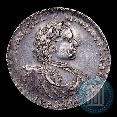 Picture 1 rouble 1719 year OK "Portrait in armour"
