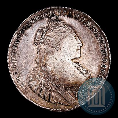 Фото 1 рубль 1734 года  "Тип 1735 года"