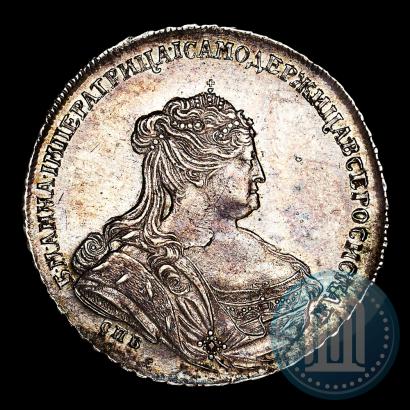 Фото 1 рубль 1738 года СПБ "Петербургский тип"