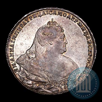 Фото 1 рубль 1738 года  "Московский тип"