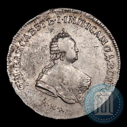 Фото Полтина 1743 года ММД 